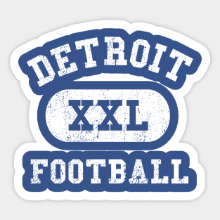 Detroit Football III Sticker